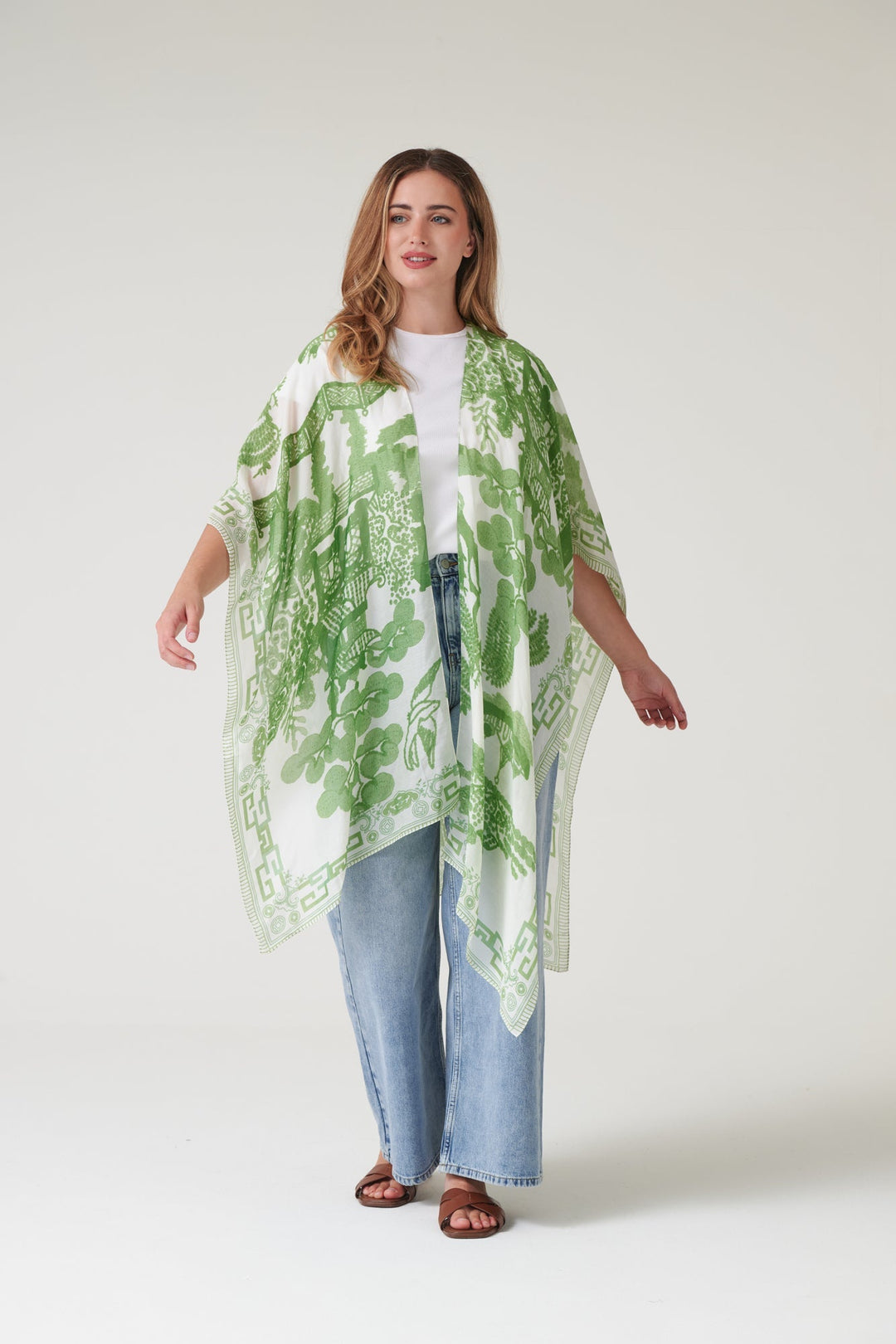 Giant Willow Green Throwover - One Hundred Stars