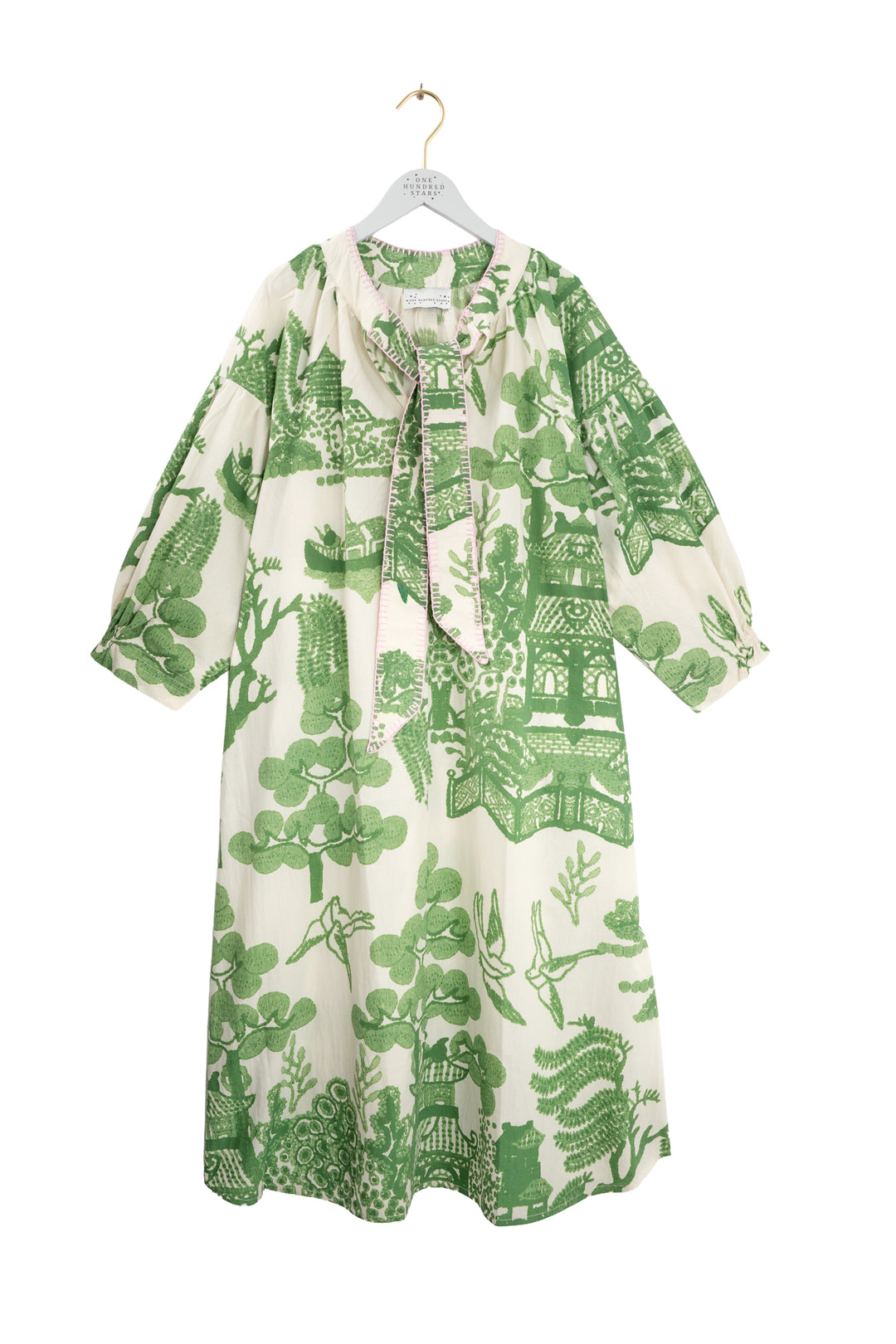 Giant Willow Green Tie Dress