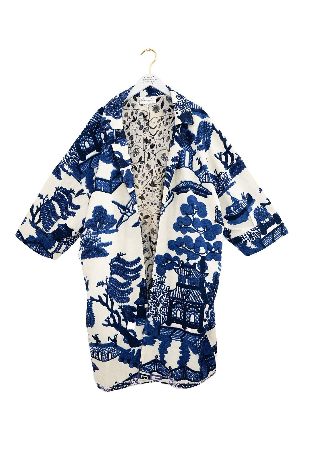 Giant Willow Blue Artisan Coat - One Hundred Stars