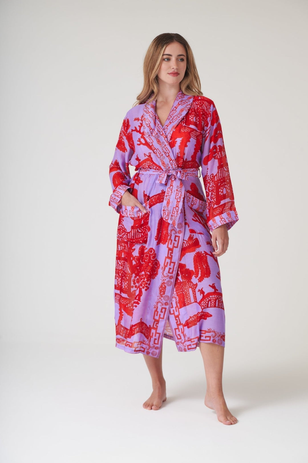 Giant Willow Violet Gown - One Hundred Stars