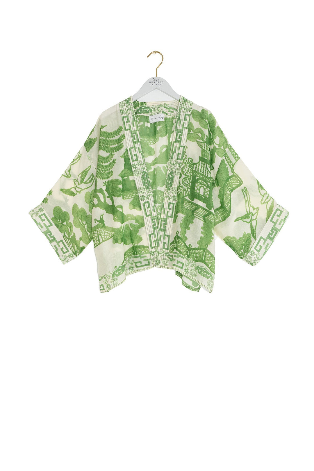 Giant Willow Green Kimono - One Hundred Stars