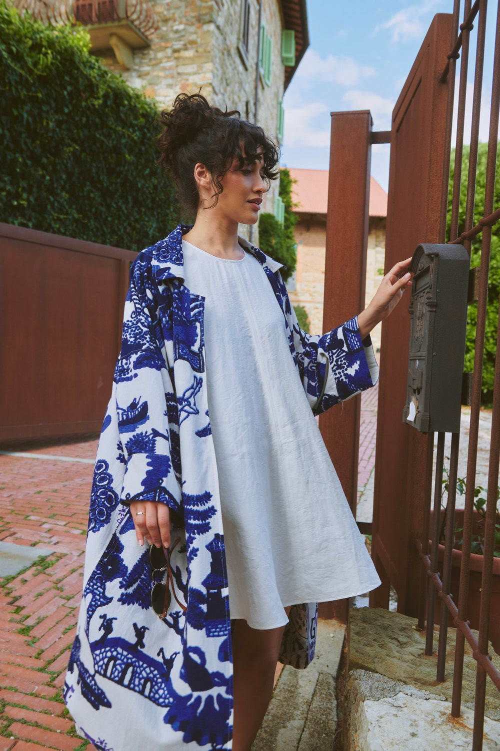 Giant Willow Blue Artisan Coat - One Hundred Stars