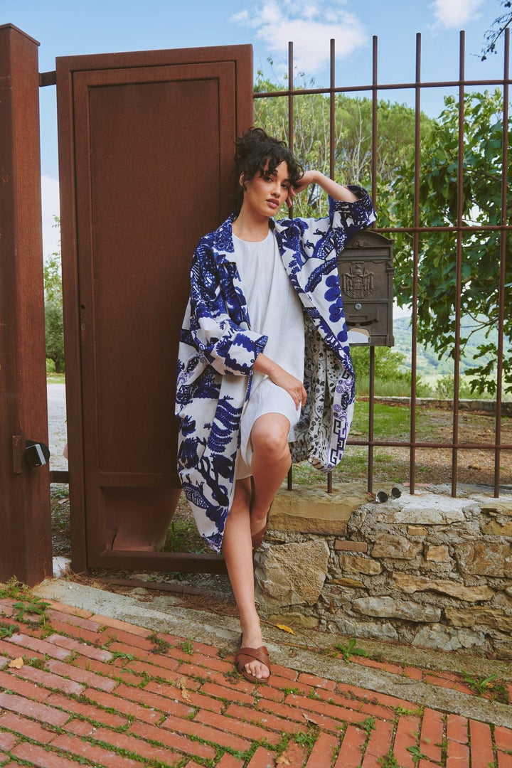 Giant Willow Blue Artisan Coat - One Hundred Stars