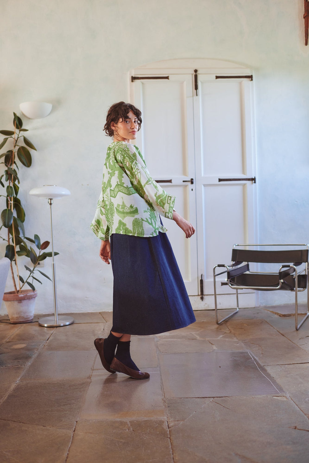 Giant Willow Green Kimono - One Hundred Stars