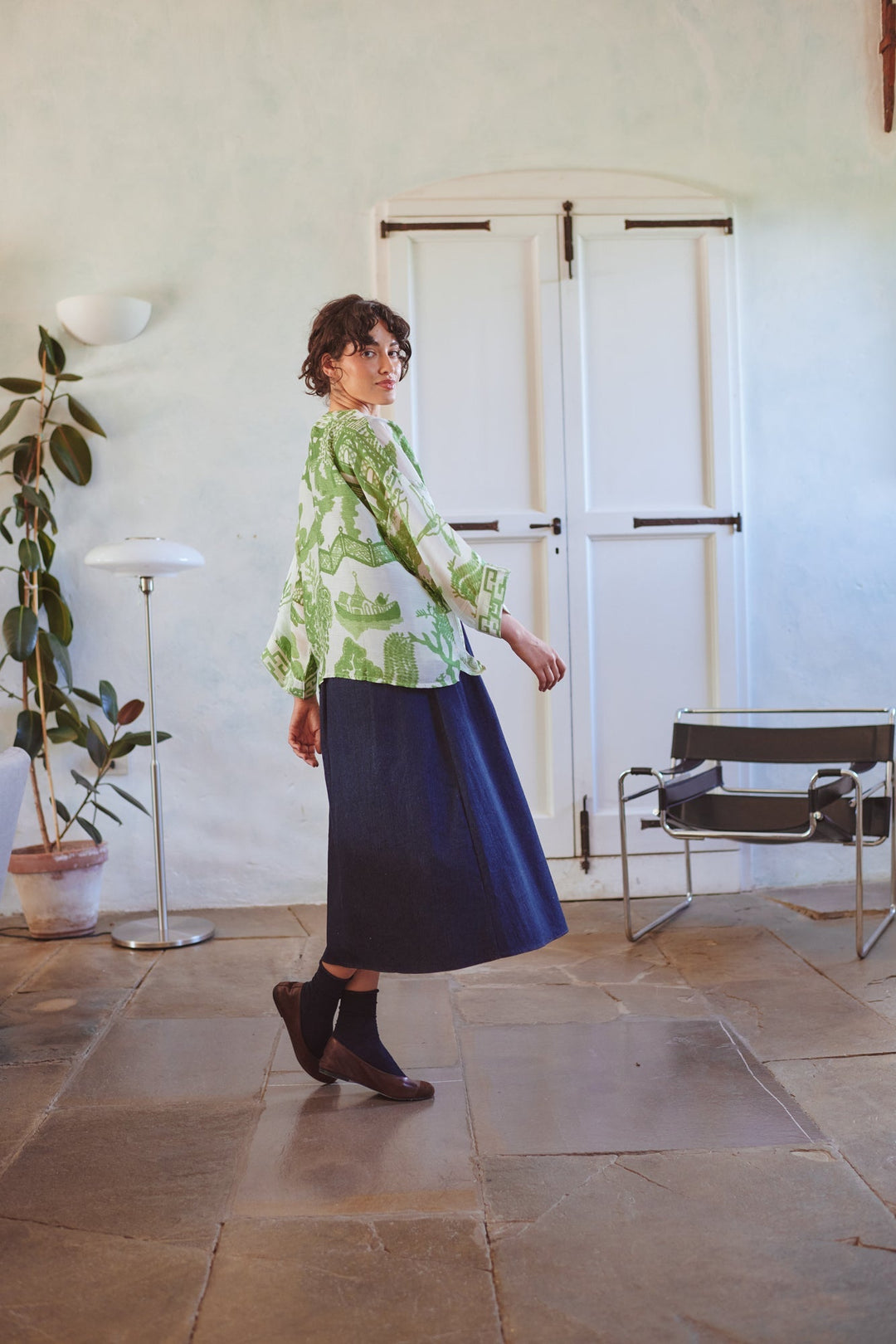 Giant Willow Green Kimono - One Hundred Stars