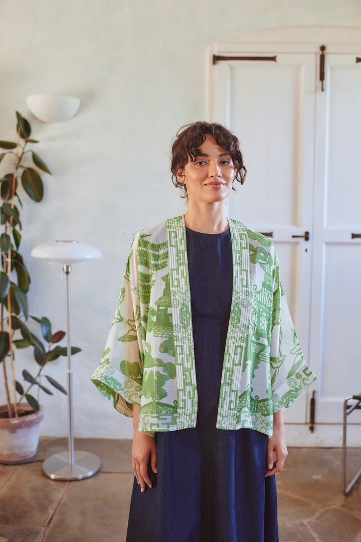 Giant Willow Green Kimono - One Hundred Stars