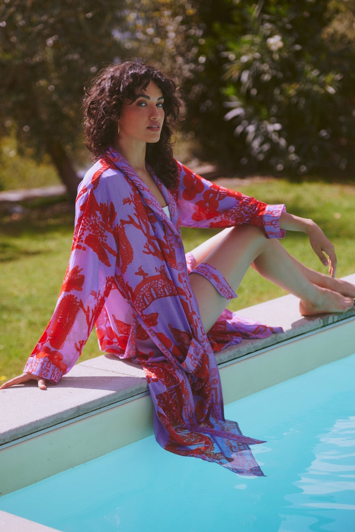 Giant Willow Violet Gown - One Hundred Stars