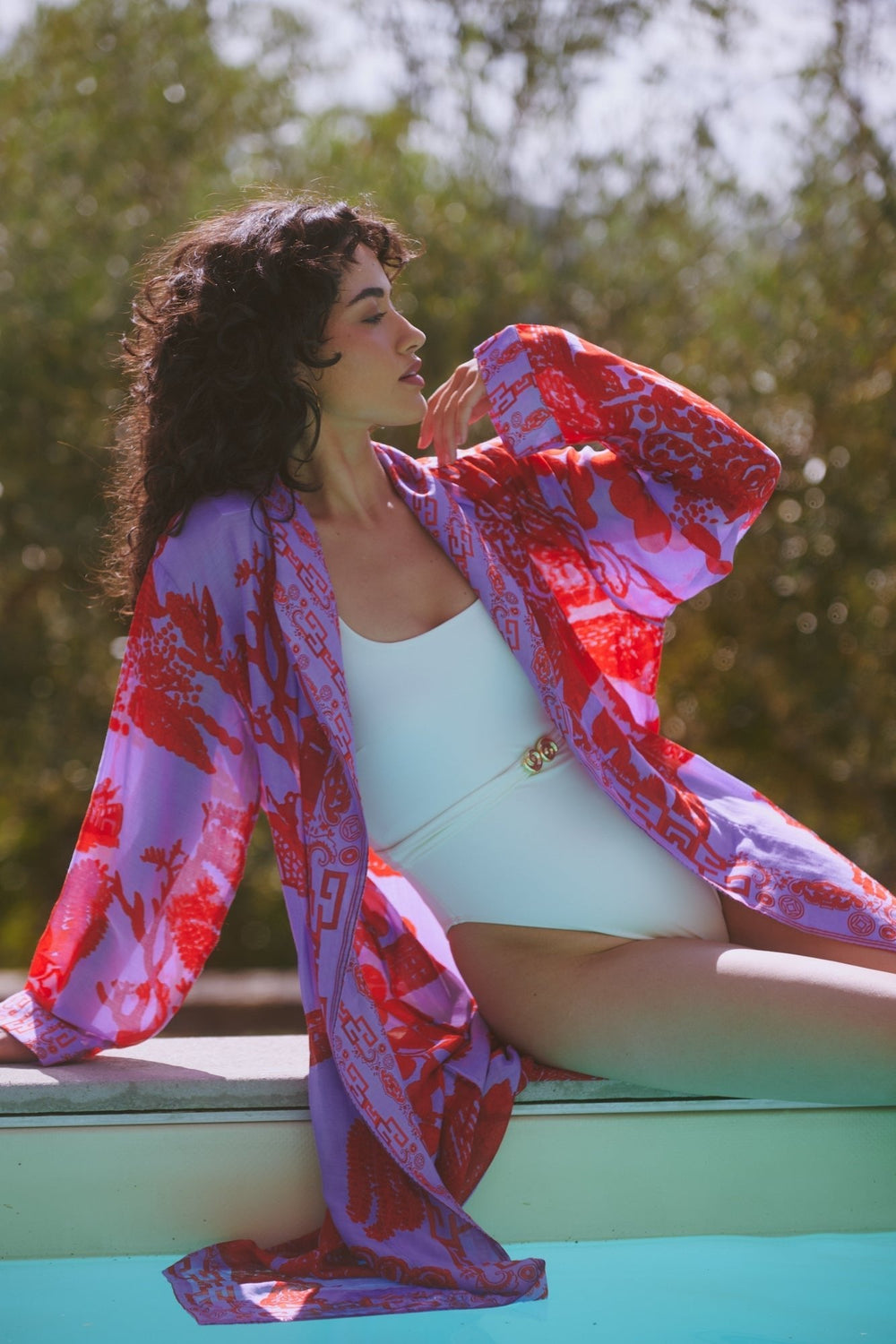 Giant Willow Violet Gown - One Hundred Stars