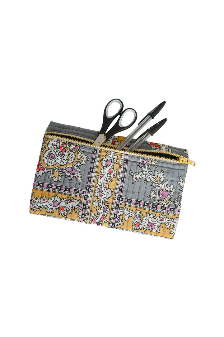 Handkerchief Grey Pencil Pouch