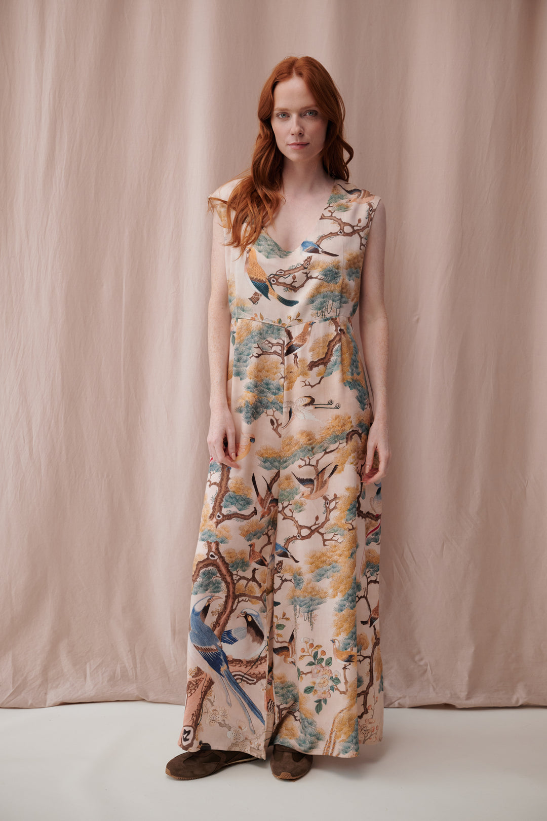 Hummingbird Nude Jumpsuit