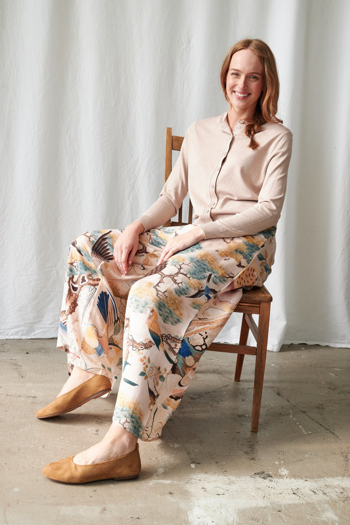 Hummingbird Nude Palazzo Pants