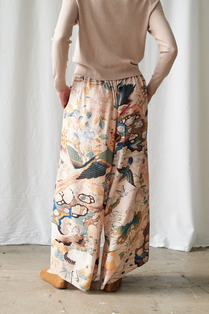 Hummingbird Nude Palazzo Pants