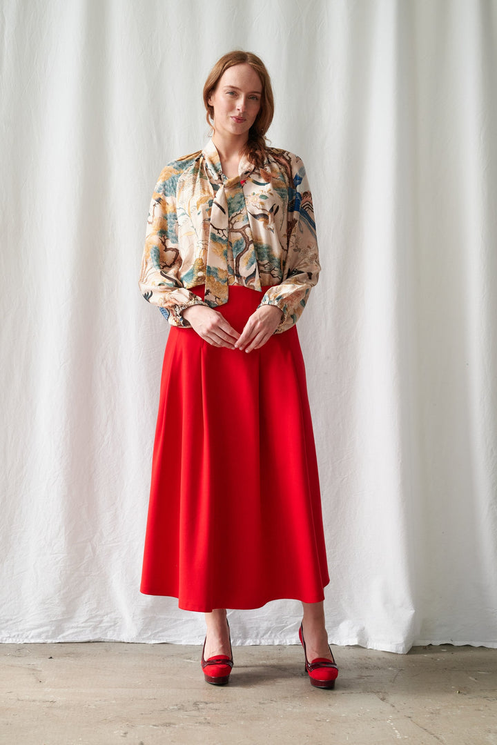 Hummingbird Nude Pussybow Blouse