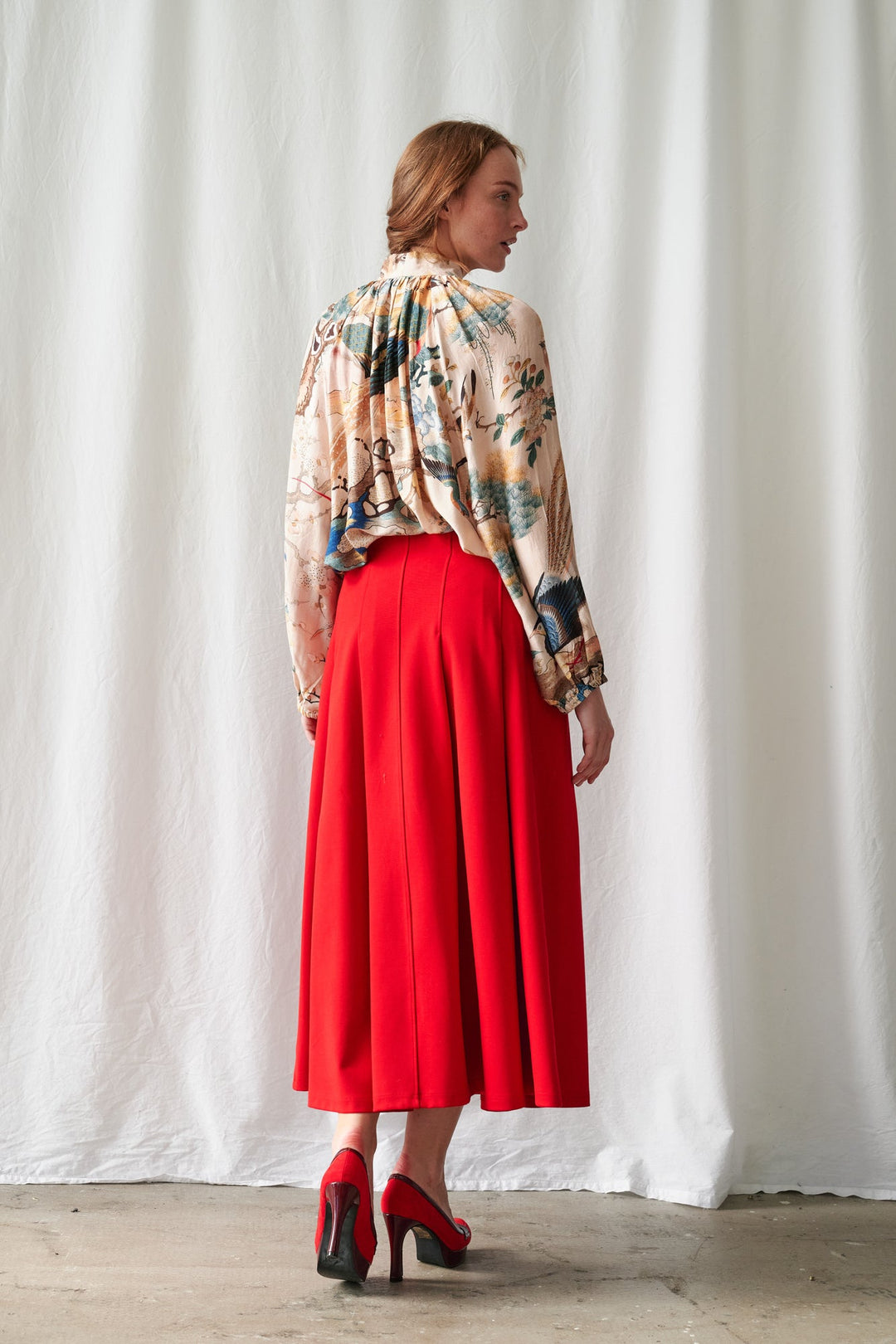 Hummingbird Nude Pussybow Blouse