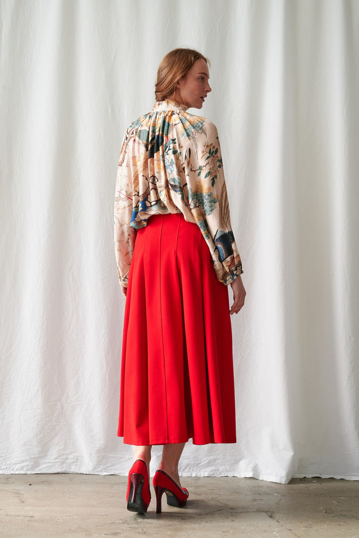 Hummingbird Nude Pussybow Blouse