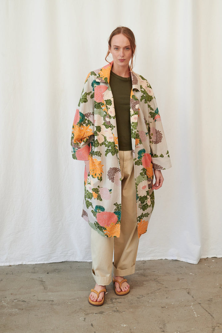 Jacquard Putty Artisan Coat