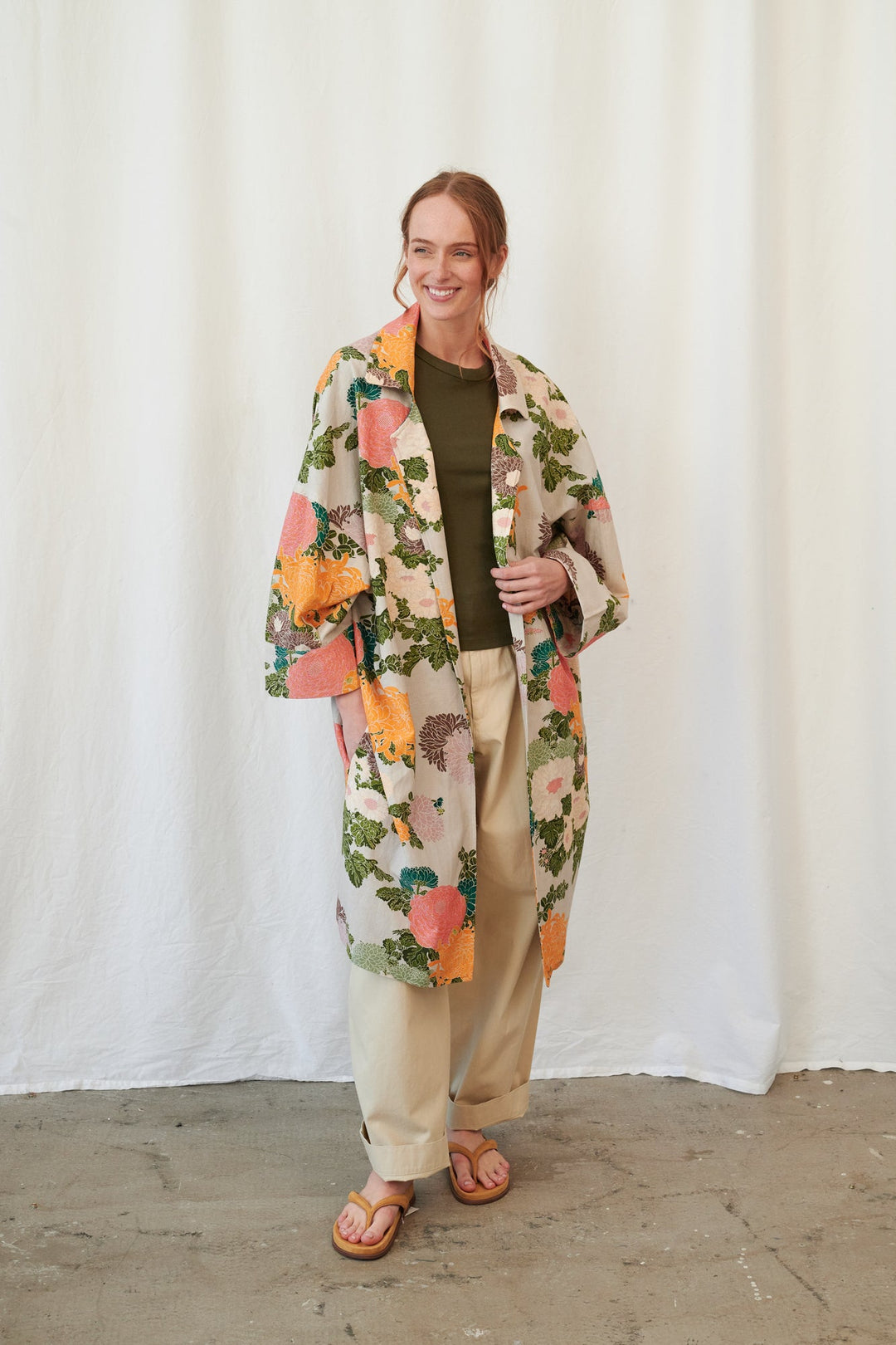 Jacquard Putty Artisan Coat