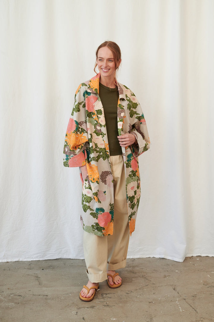 Jacquard Putty Artisan Coat