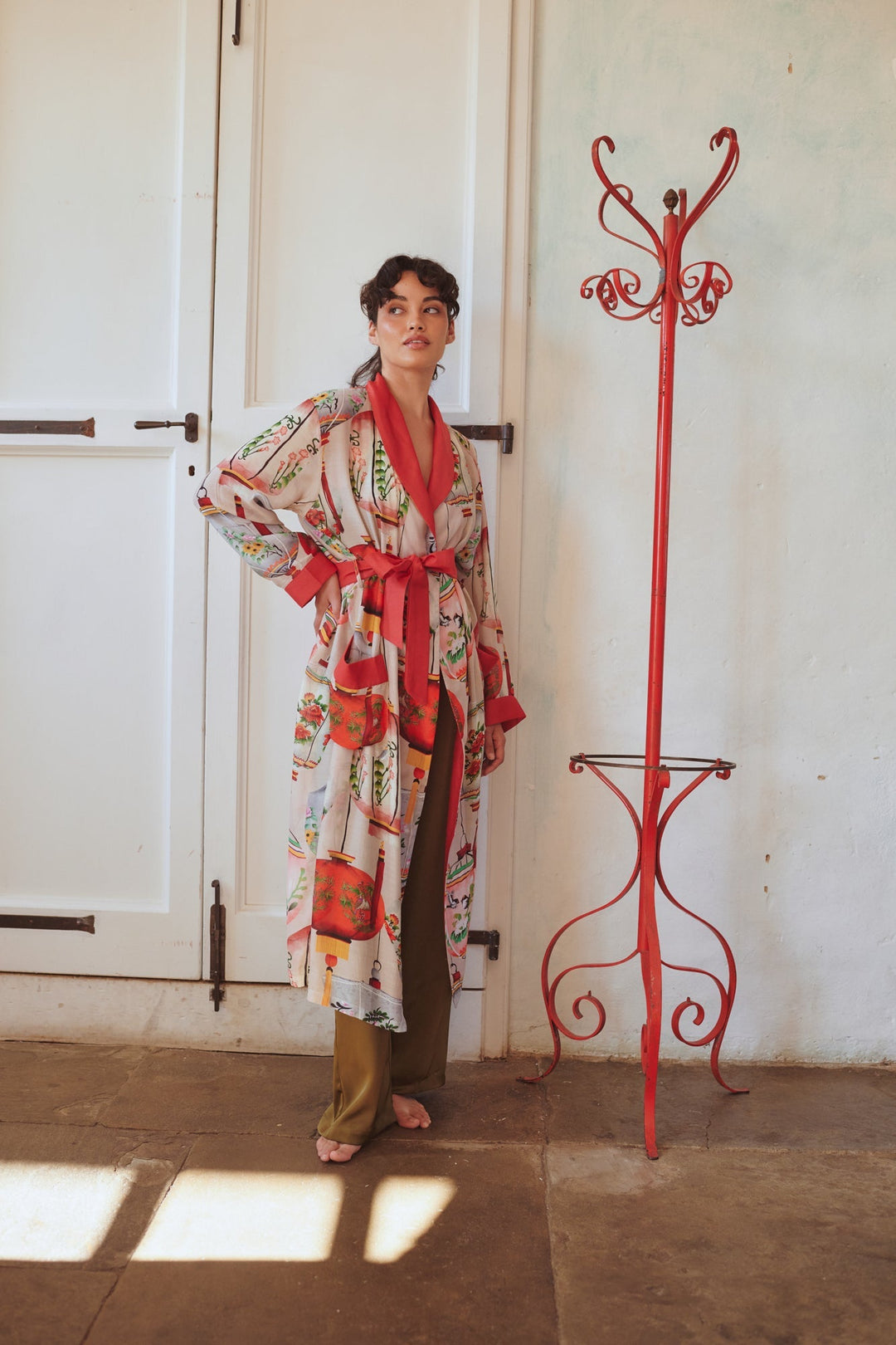 Lanterns Red Gown - One Hundred Stars