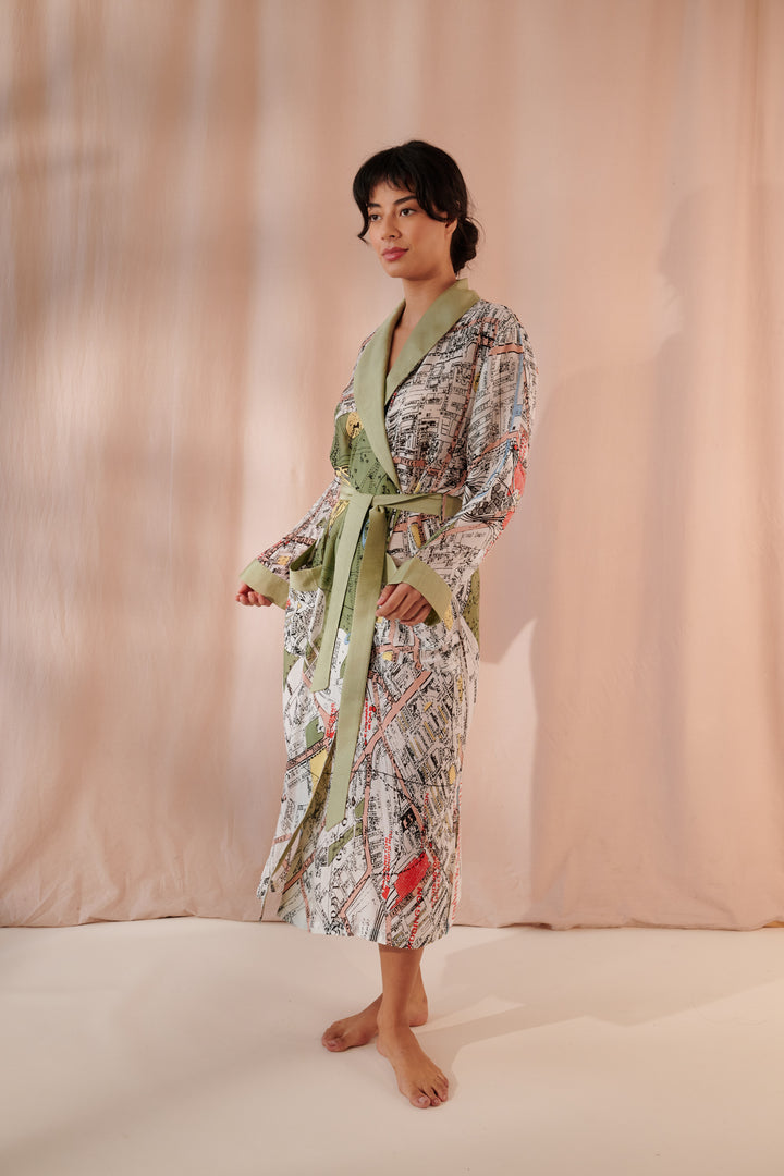 London Map Gown