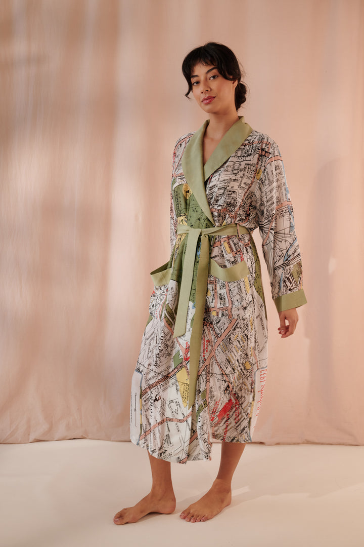 London Map Gown