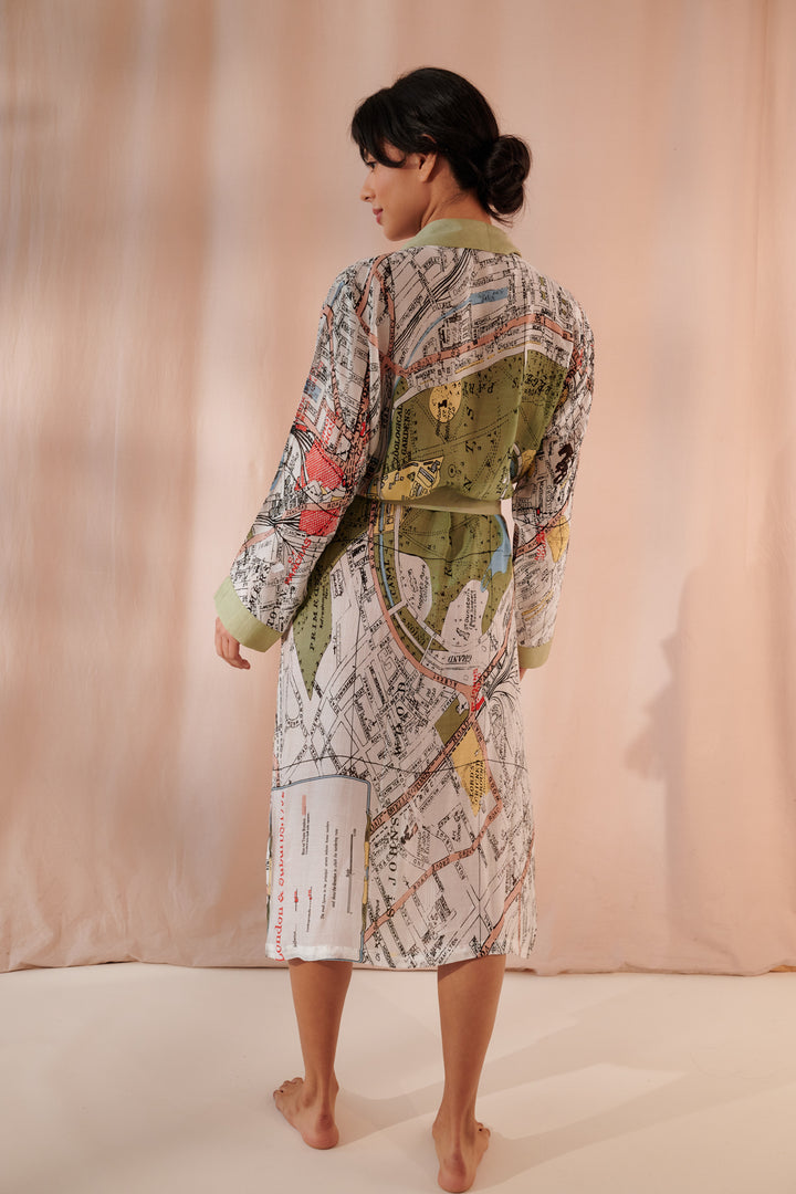 London Map Gown