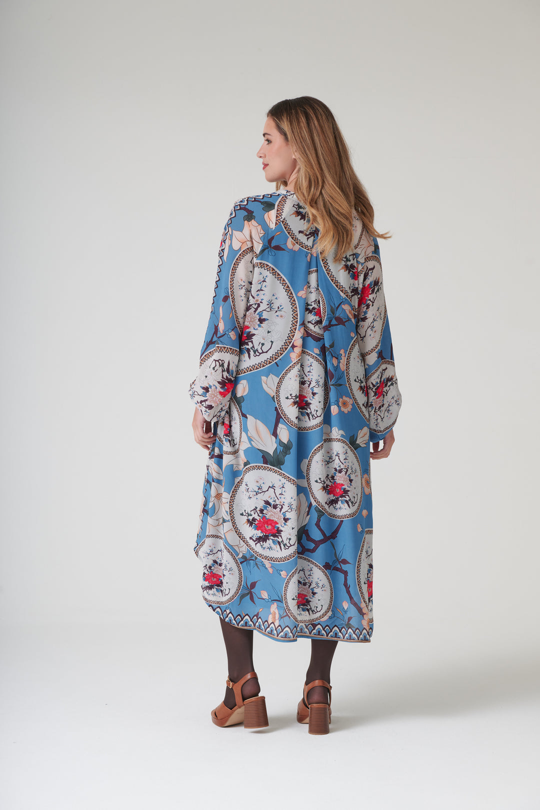 Magnolia Plates Blue Crepe Darcy Dress
