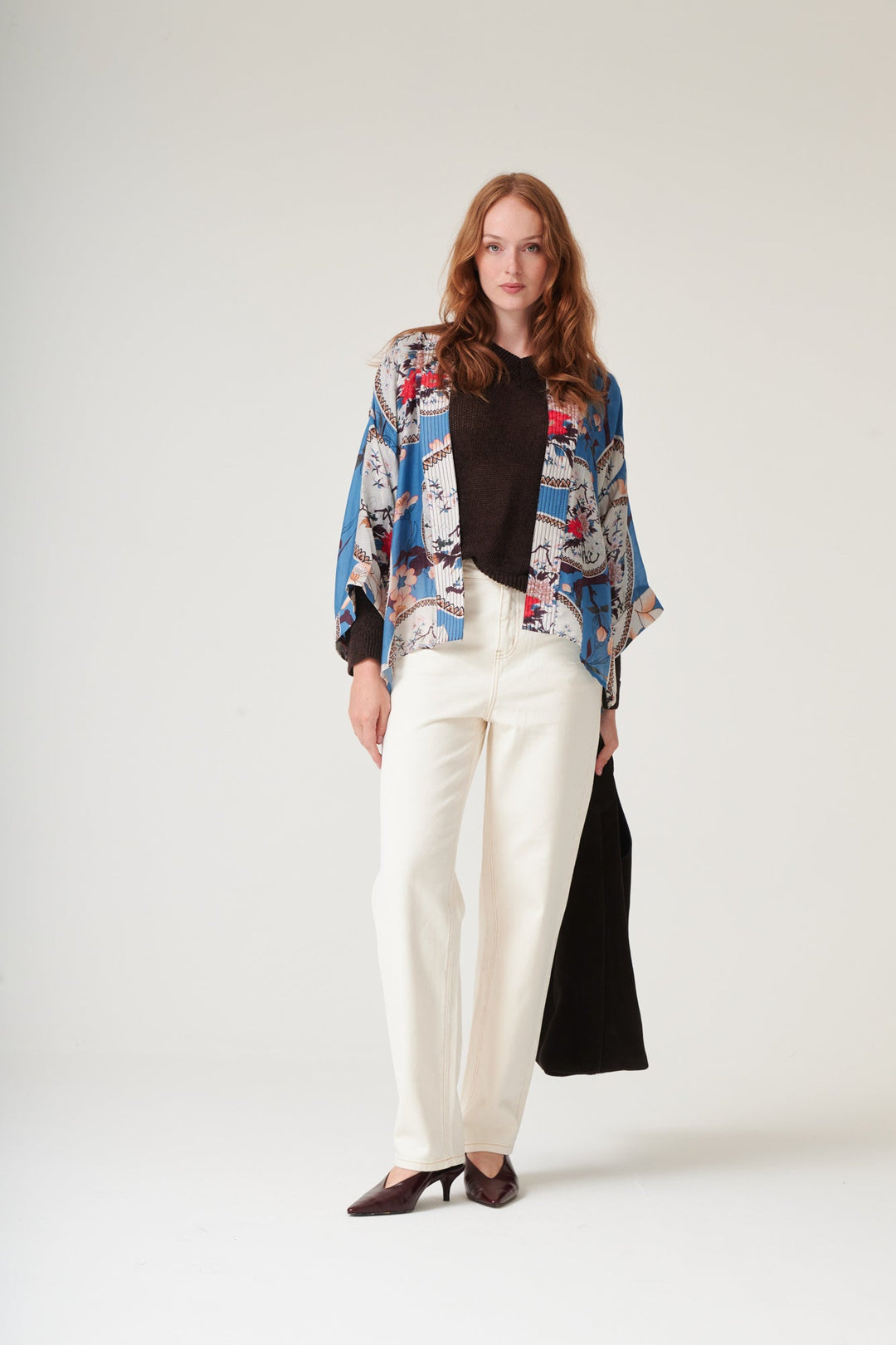 Magnolia Plates Blue Kimono