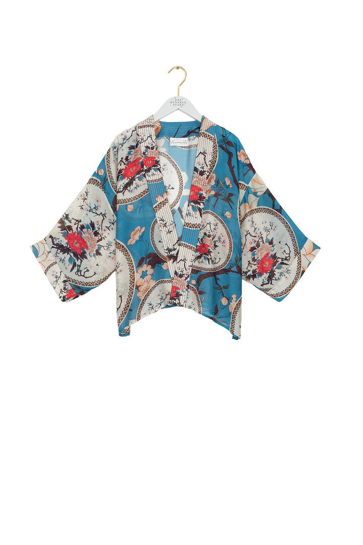 Magnolia Plates Blue Kimono