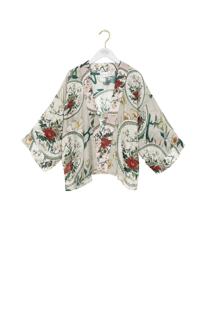 Magnolia Plates Putty Kimono - One Hundred Stars