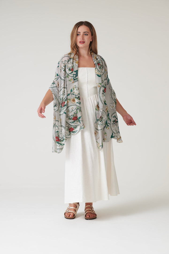 Magnolia Plates Putty Scarf - One Hundred Stars