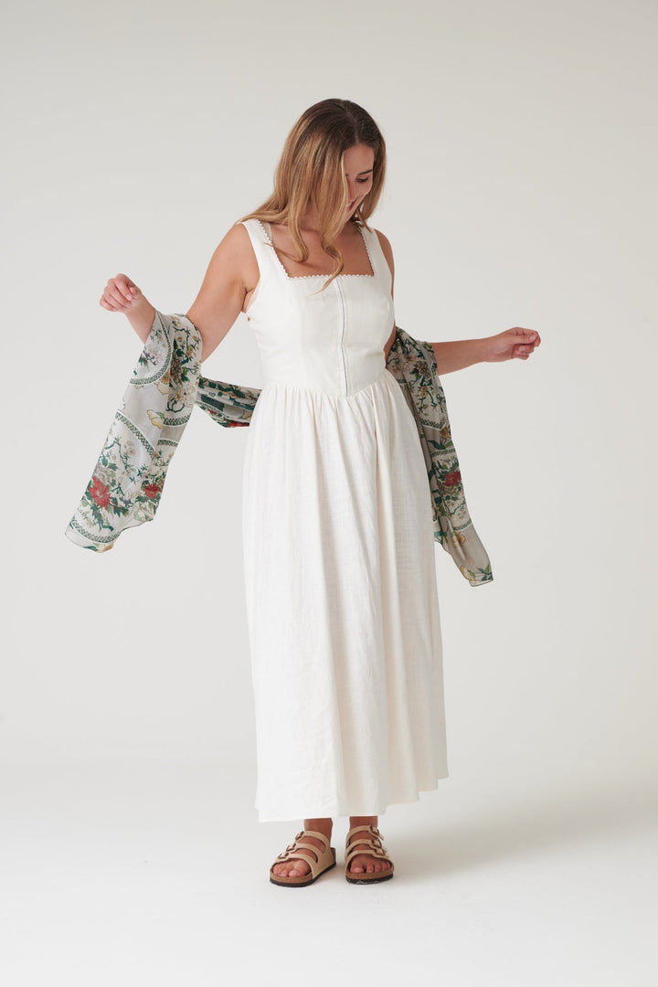 Magnolia Plates Putty Scarf - One Hundred Stars