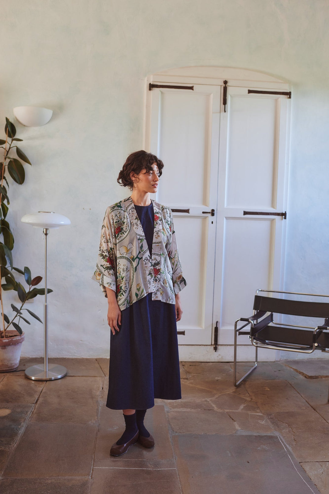 Magnolia Plates Putty Kimono - One Hundred Stars