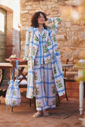 Marigold Check Ivory Cotton Pyjama Set