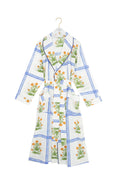 Marigold Check Ivory Cotton Gown