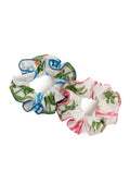 Marigold Check Scrunchie Set