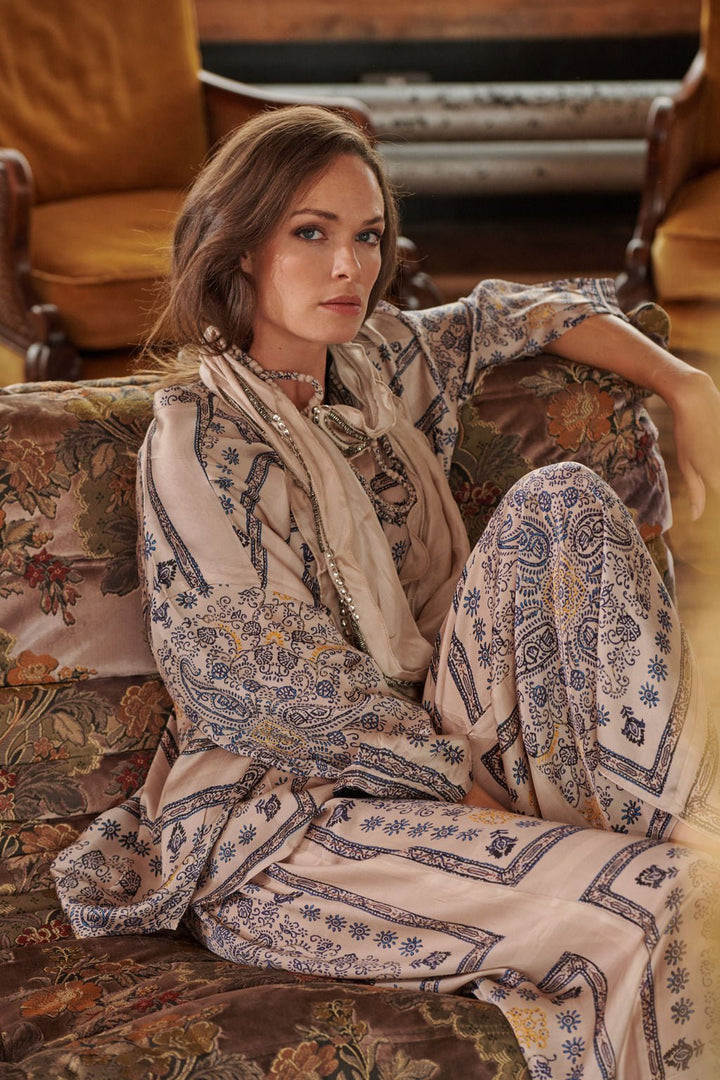 Mehndi Blue Darcy Shirt - One Hundred Stars