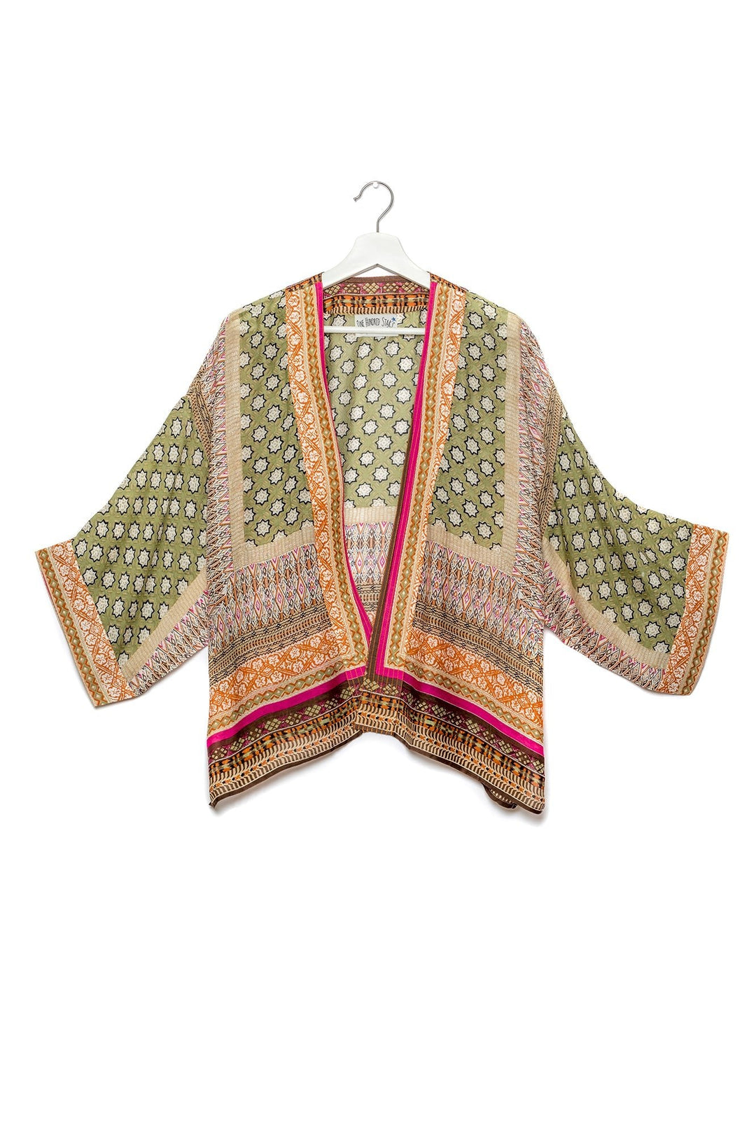 Moorish Green Kimono - One Hundred Stars