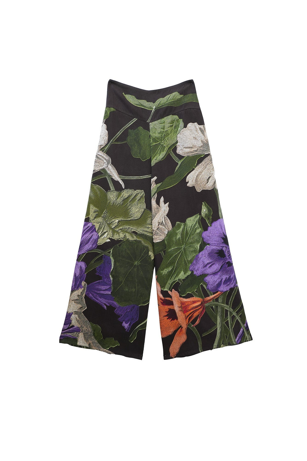 Nasturtium Black Palazzo Pants