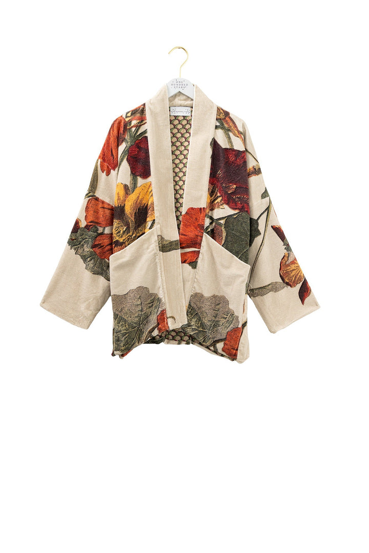 Nasturtium Fawn Velvet Pocket Jacket