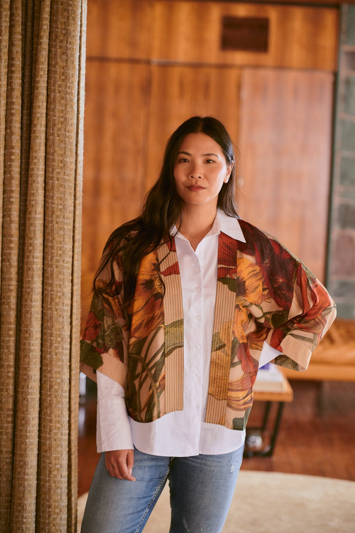 Nasturtium Fawn Kimono
