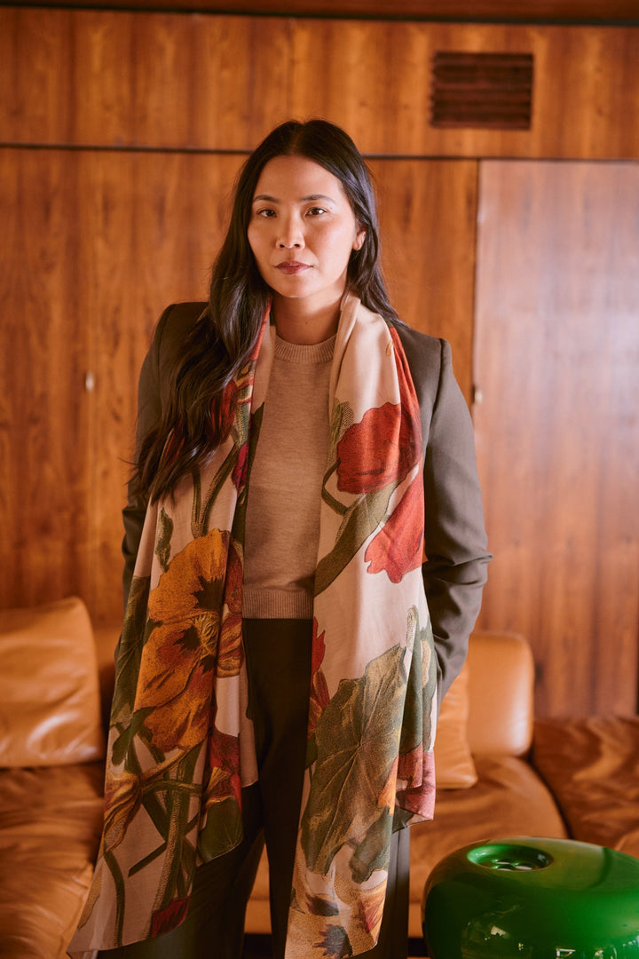 Nasturtium Fawn Scarf