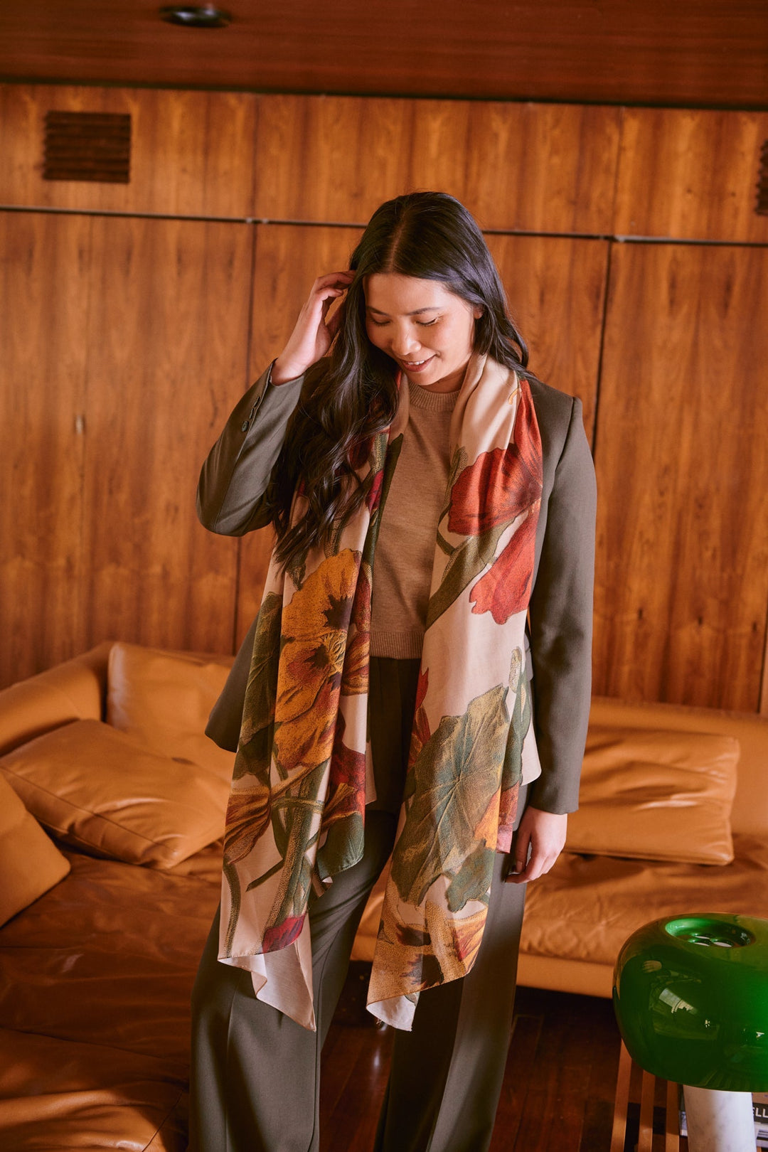 Nasturtium Fawn Scarf