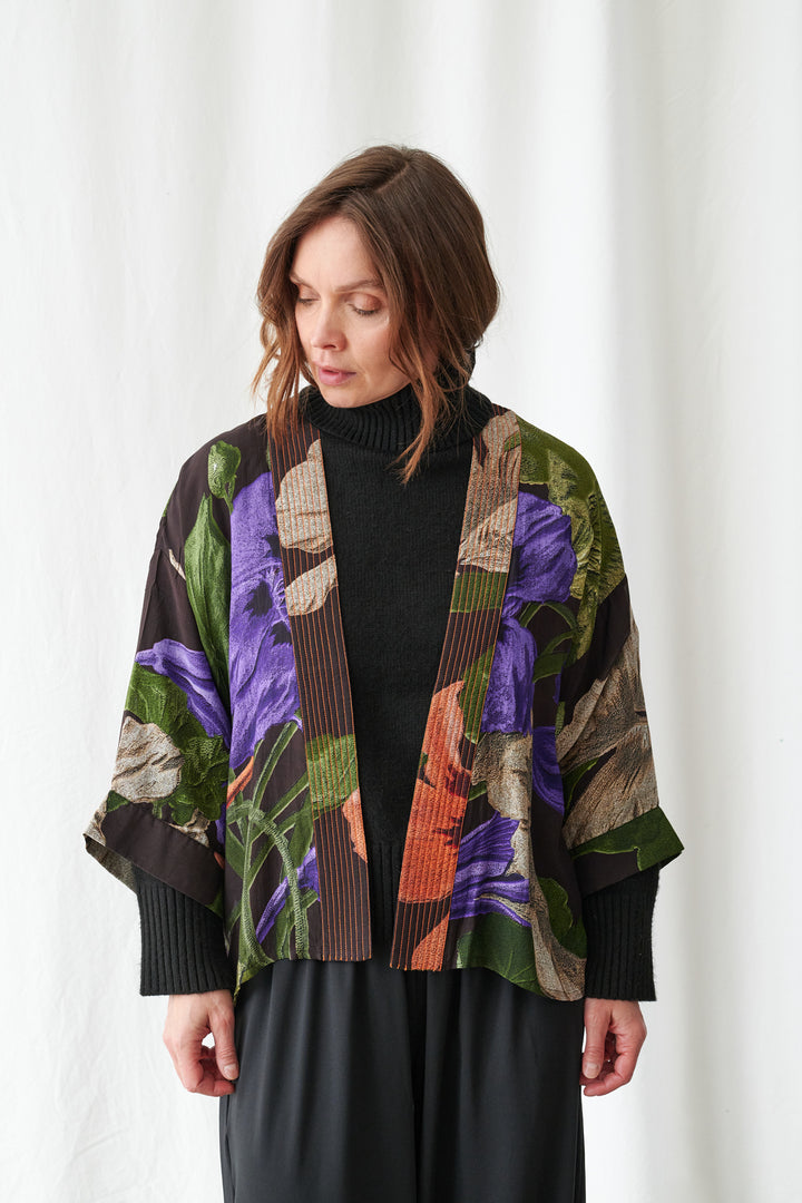Nasturtium Black Kimono
