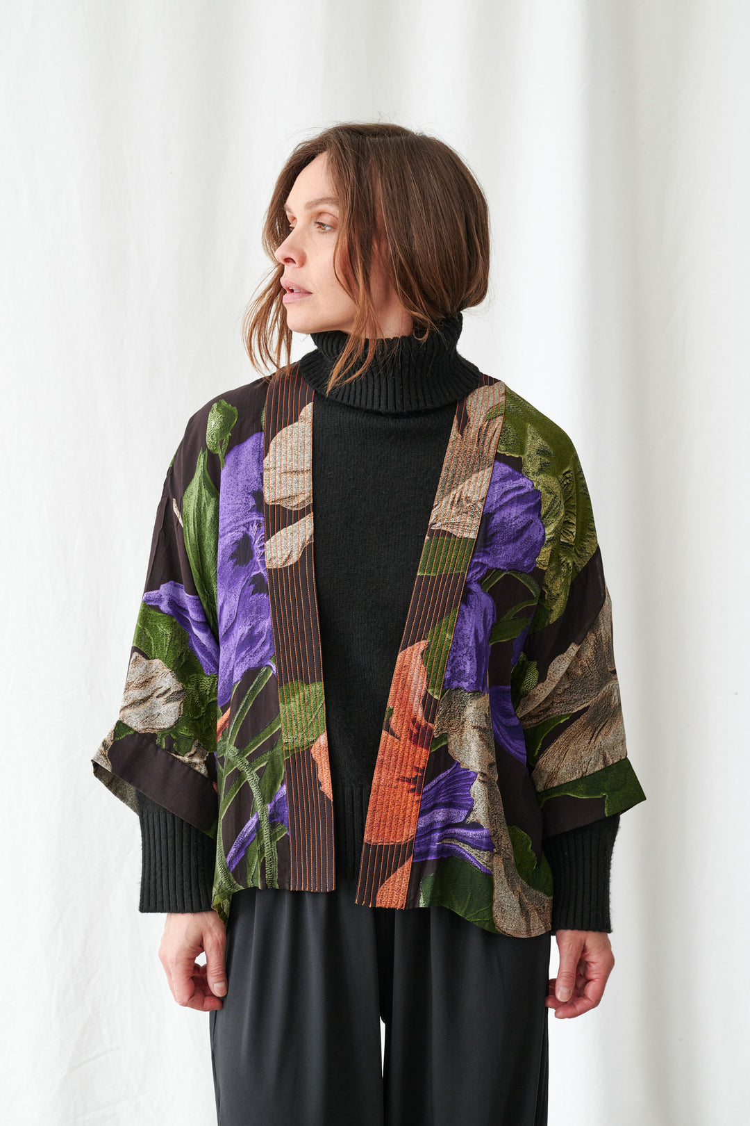 Nasturtium Black Kimono