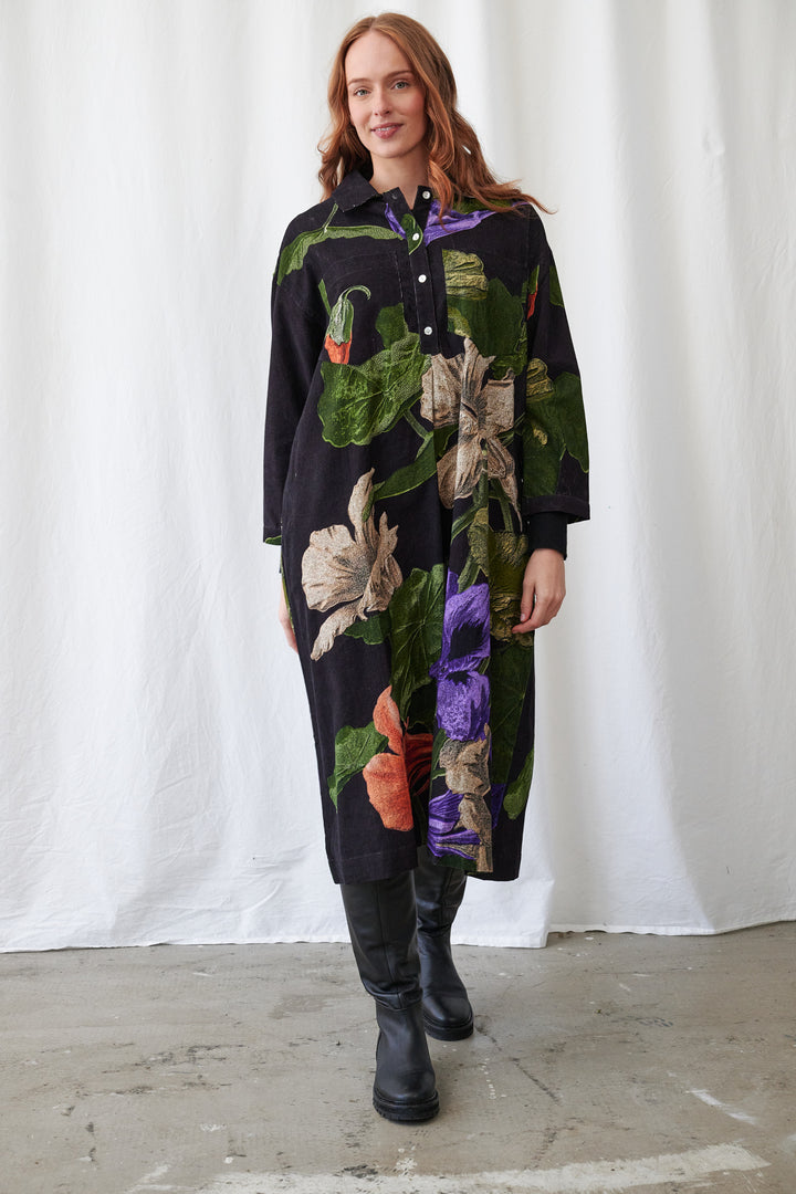 Nasturtium Black Pocket Dress