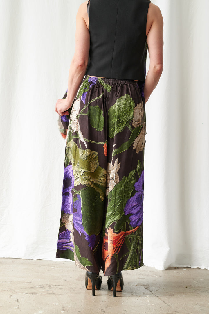 Nasturtium Black Palazzo Pants