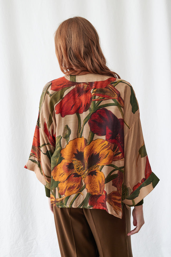 Nasturtium Fawn Kimono