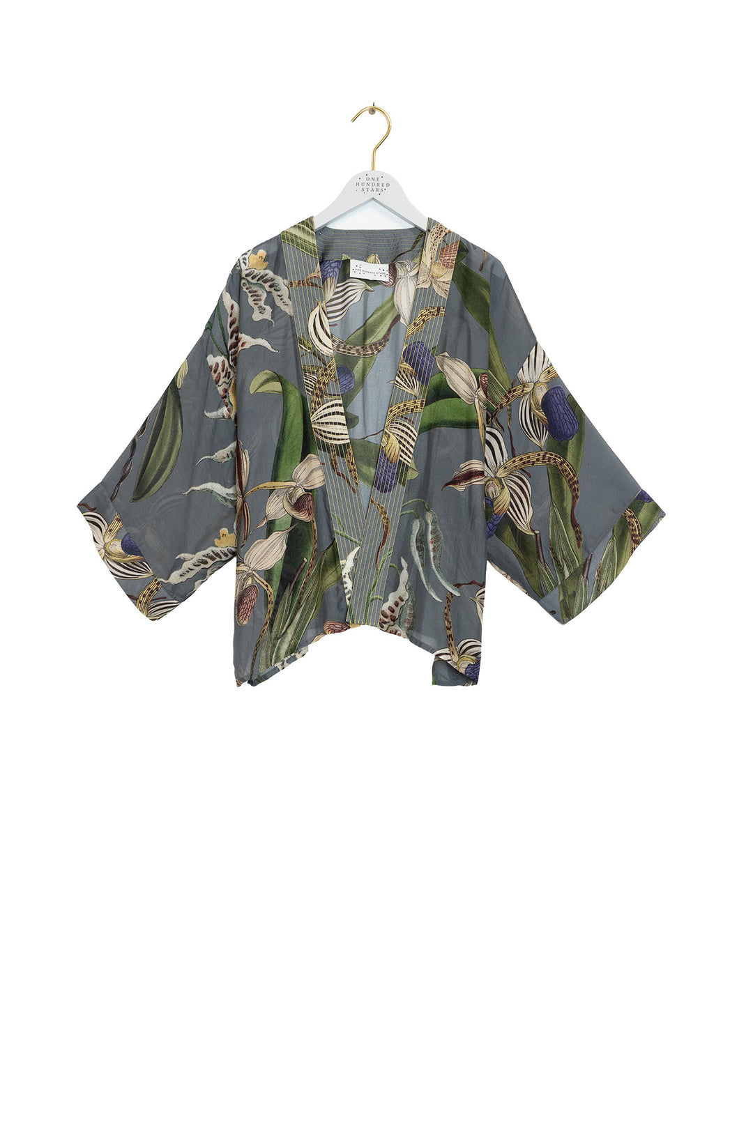Orchid Grey Kimono