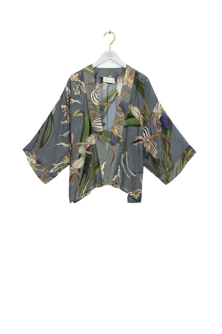Orchid Grey Kimono